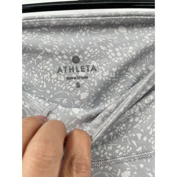 Athleta Leggings Women Small Gray Pull On Stretch‎ Casual Activewear - Picture 3 of 5